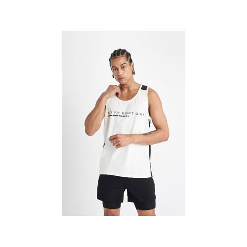 product_image_name-Defacto-Man Crew Neck Slim Fit Athlete - Ecru-2