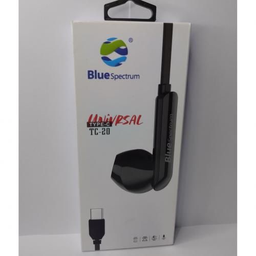 Buy Blue Spectrum Stereo Earphone TYPE-C - Color - Black in Egypt