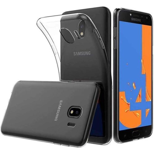 product_image_name-Generic-جراب خلفي شفاف عالي الدقة من السيليكون والبولي يوريثين الحراري، مضاد للاصفرار وحماية عالية من الصدمات متوافق مع سامسونج جالاكسي J4 مقاس 5 بوصة (2018 ) (شفاف)-1
