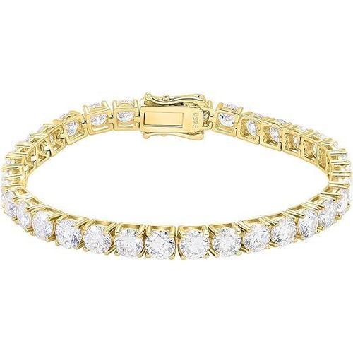 product_image_name-As-سوار مويسانيتي تنس مطلي بالذهب الأبيض عيار 18 من الفضة 925 بحجم 3-6.5 مم، لون D، نقاء VVS1، تصميم دائري، هدية مثالية للنساء والرجال في عيد الميلاد أو الذكرى السنوية.-1