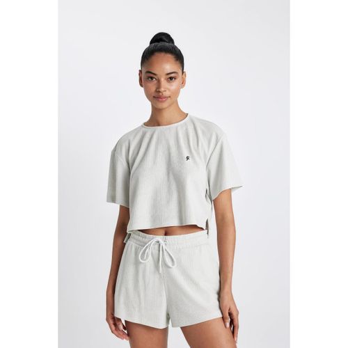 product_image_name-Defacto-Woman DeFactoFit Crew Neck Sports Crop T-Shirt-1