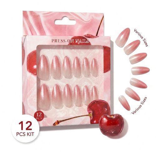 product_image_name-Generic-طقم أظافر بالضغط بتدرج وردي ناعم (12 قطعة)-1