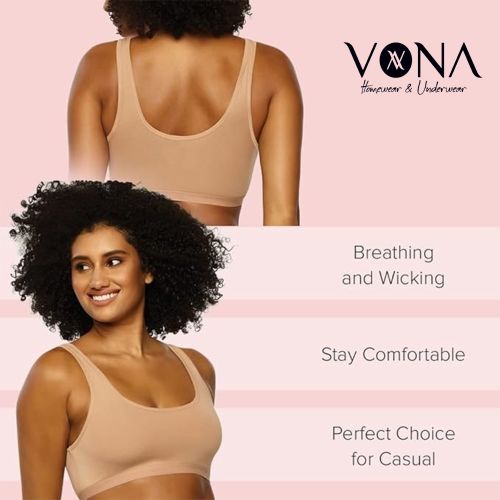 Vona - (2) Soft Printed Bras For Woman - Color May Vary @ Best