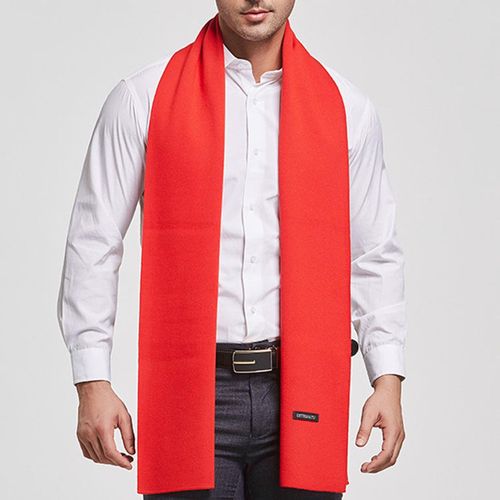 Long red outlet scarf mens