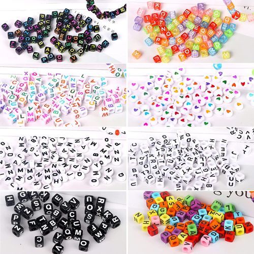 Gionlion Clay Beads Bracelet Making Kit, 8000PCS Preppy Clay Beads Let