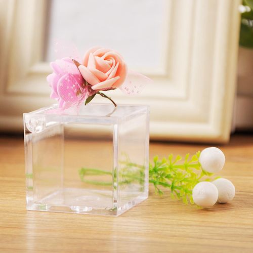 Plastic Jewelry Storage Container  Mini Plastic Wedding Candy Box