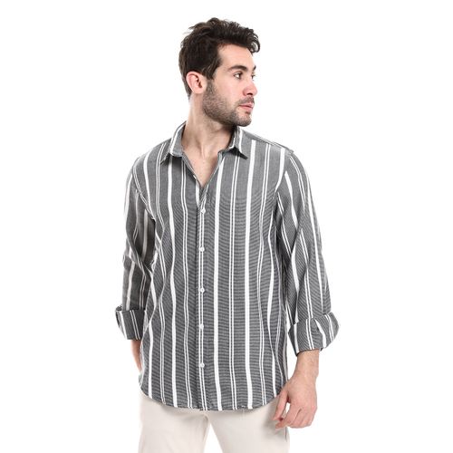 Buy GATE STRIBED SHIRT RELAXED FIT in Egypt
