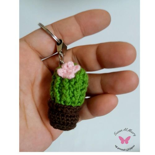 product_image_name-suzan al masry-سلاسل مفاتيح على شكل صبار كروشيه -5