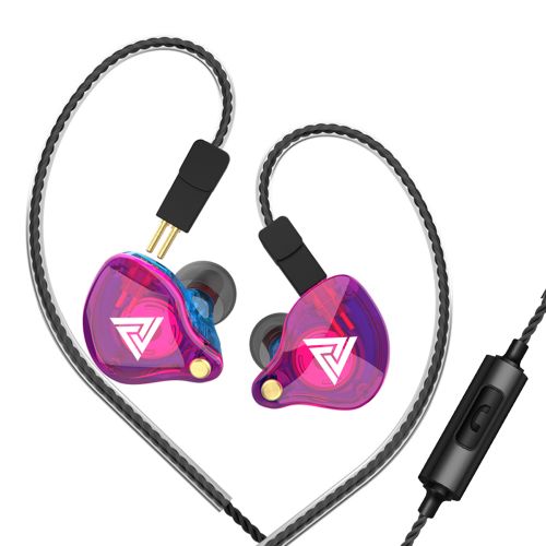 اشتري Qkz QKZ VK4 3.5mm Wired Headphones In-ear Sports Headset Moving في مصر