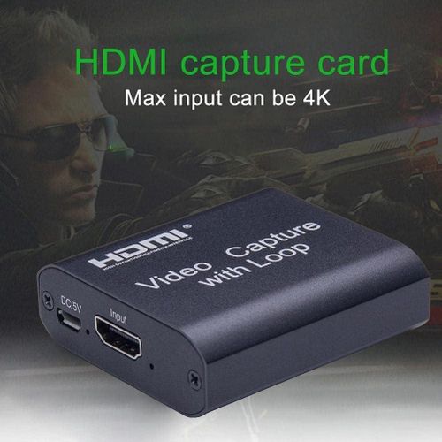 product_image_name-Generic-جهاز التقاط الفيديو HDMI مع بطاقة تسجيل فيديو لقطات الفيديو، تسجيل العاب HDMI الى USB 3.0 لتسجيل الالعاب، بث مباشر-8