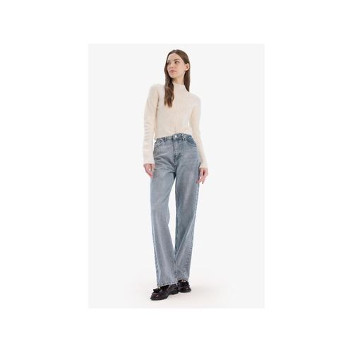 product_image_name-Defacto-Woman Straight Wide Trousers - Grey-2