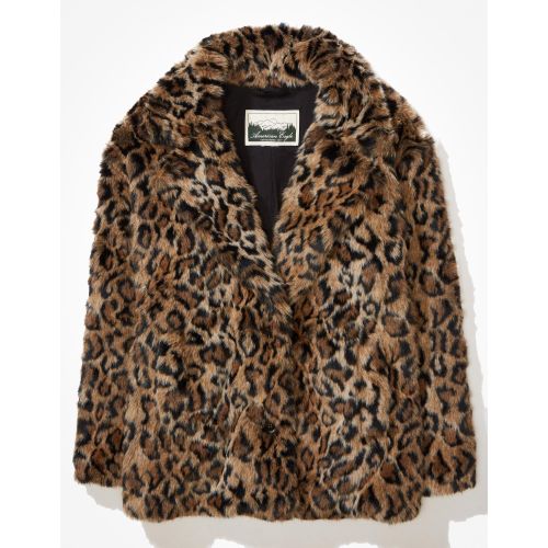 American eagle fur jacket top