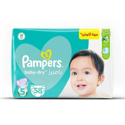 Buy Pampers Baby Dry Diapers Size 2 58 pieces Online