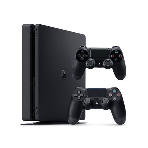 اشتري Sony PlayStation 4 Slim - 500GB with 2 Controllers في مصر