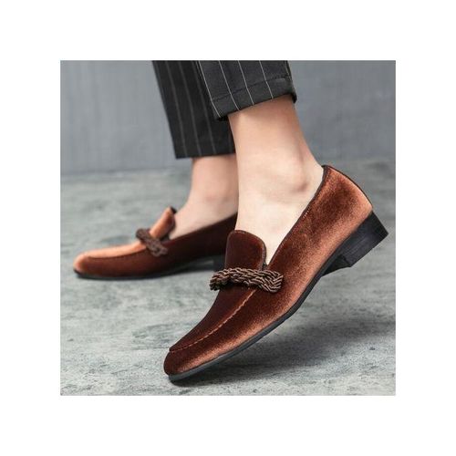 Kejser Forberedelse Forudsige Generic Tassel Mens Formal Shoes Leisure Loafers High-end Suede Leather  Party Dress Footwear Brown @ Best Price Online | Jumia Egypt