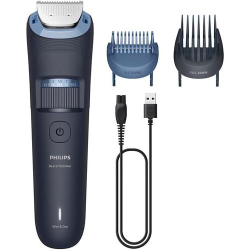 product_image_name-Philips-ماكينة حلاقة الذقن فيليبس 3000 سيريس – شفرات معدنية كاملة، إعدادات دقيقة من 0.5 مم، مقاومة للماء 100٪، استخدام لاسلكي حتى 80 دقيقة – موديل BT3665/15-1
