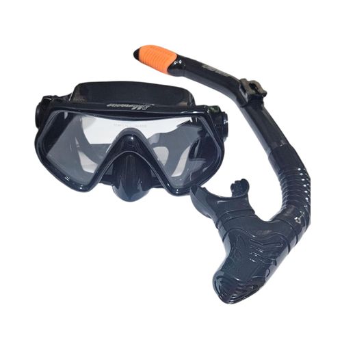 product_image_name-Trendy-Muraena Professional Snorkeling Set - Diving Mask & Dry Top Snorkel - Tempered Glass & Anti-Fog - black-1
