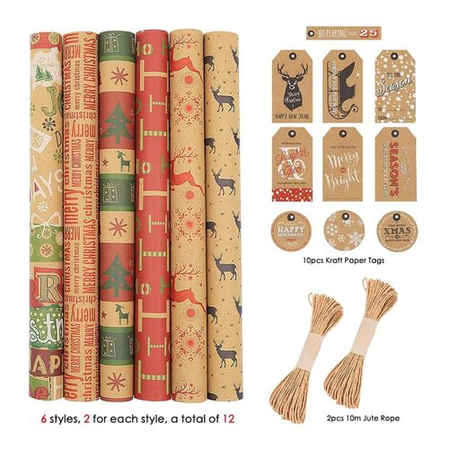 Christmas wrapping paper rolls • Compare prices »