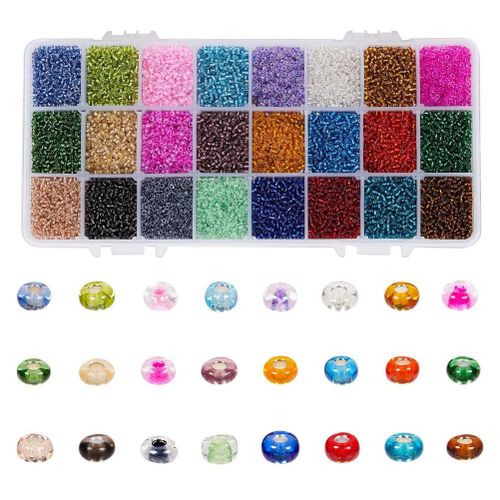 Glass Jewelry Making Accessories, Seed Beads 2mm Free Shipping