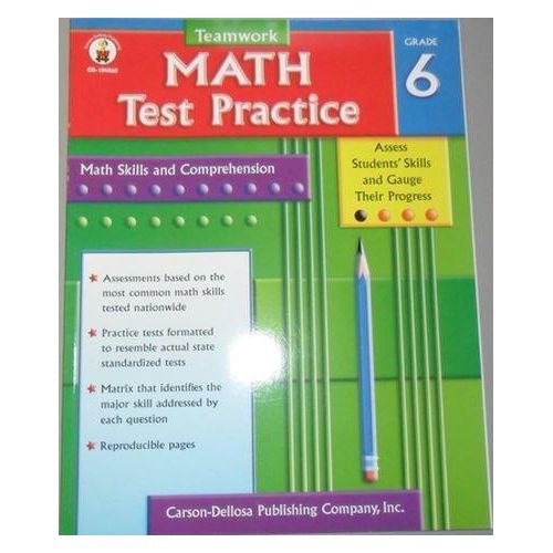 Jumia Book Teamwork Math Test Practice (Grade 6)