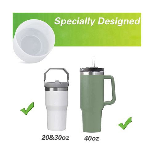 2Pcs Silicone Boot for 40 Oz Quencher Tumbler with Handle