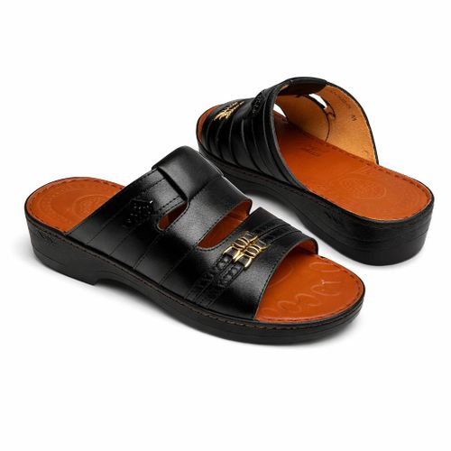 product_image_name-Generic-سليبر رجالى بكعب جلد قالب صغير درجة -1