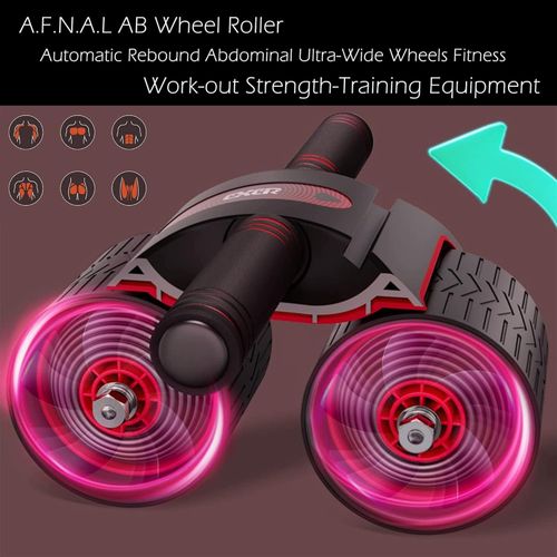 product_image_name-Generic-عجلة مع زنبرك مقاومة، تمرين ارتداد تلقائي للبطن بعجلات عريضة للياقة البدنية-2