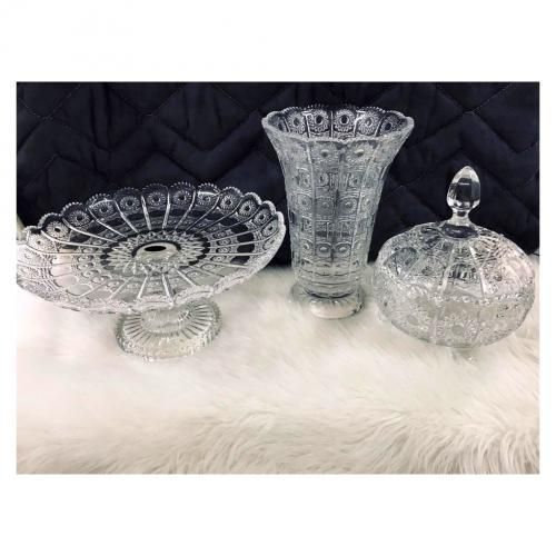 Set of 3 Lead Crystal Bowls