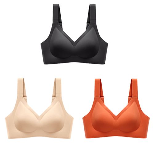 Fashion 1/2/3PCS Bras For Women Wire-Free Bra Wide Sps Comfy Support  Brieres Soft Latex-YE-BE-YE @ Best Price Online