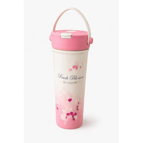 product_image_name-Generic-زجاجة مياه حرارية ستانلس ستيل بتصميم Peach Blossom مع يد للحمل – سعة كبيرة-1