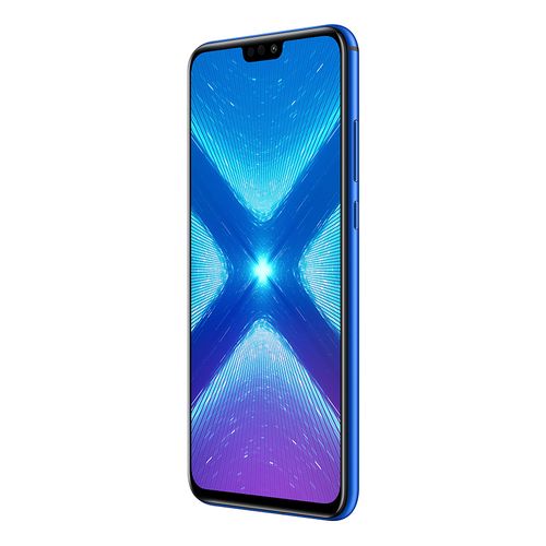 Honor 8X موبايل - 6.5 بوصة - 128 جيجا - ثنائي الشريحة - 4G - أزرق