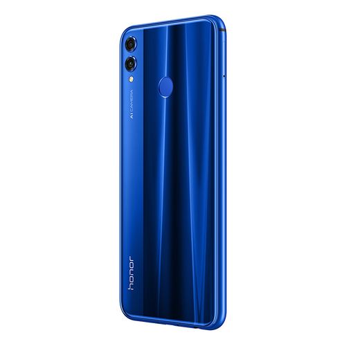 Honor 8X موبايل - 6.5 بوصة - 128 جيجا - ثنائي الشريحة - 4G - أزرق