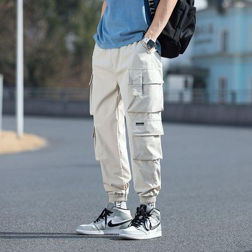 Pleated Knee Cargo Pants  Streets of Seoul  Mens Korean Style Fashion