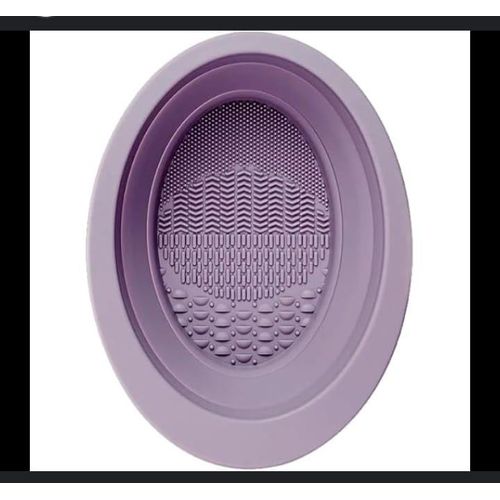 product_image_name-Generic-بساط تنظيف فرش المكياج من السيليكون منظف مستحضرات التجميل  قابلة للطي مناسبة لجميع الفرش واسفنجة البودرة قطعه واحده-6