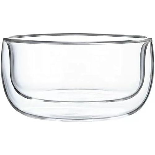 product_image_name-Generic-وعاء زجاجي شفاف مقاوم للحرارة بجدار مزدوج لسلطة الفواكه والايس كريم - (350 مل)-2