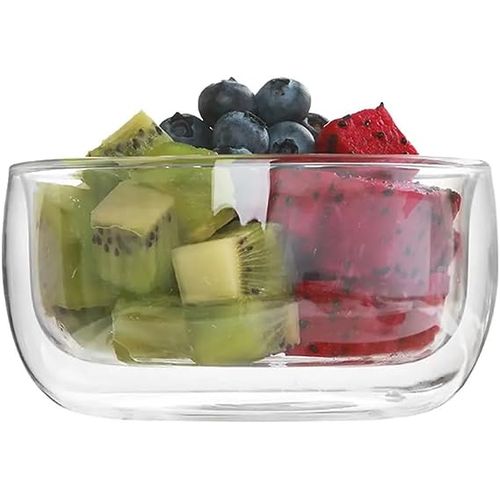product_image_name-Generic-وعاء زجاجي شفاف مقاوم للحرارة بجدار مزدوج لسلطة الفواكه والايس كريم - (350 مل)-3