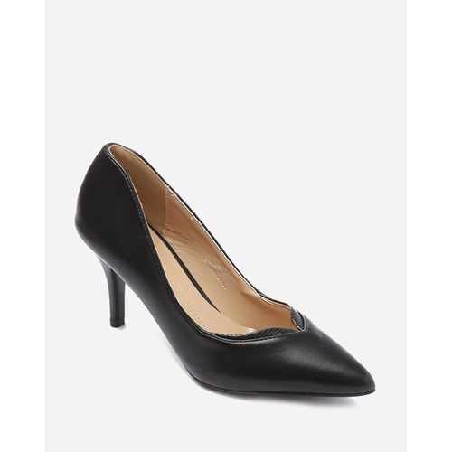 Buy Shoe Room Pointed Leather Shoes - Black in Egypt