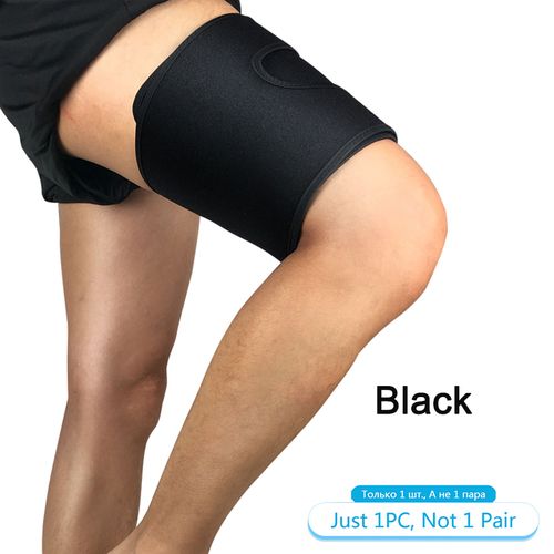 Generic (1 Piece - Black,)Tcare Adjustable Thigh Support, Quadriceps  Support And Thigh Wraps Unisex Breathable Non-Slip Hamstring Compression  Sleeve DON @ Best Price Online