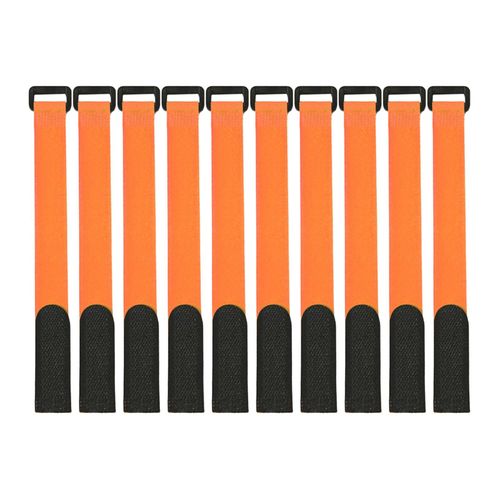 Generic 10Pcs Durable Fishing Rod Belts Ties Stretchy Rod Straps Orange  20x2cm @ Best Price Online