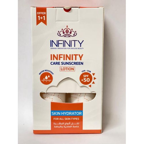 Buy Infinity Care Sunscreen Lotion SPF 50+ , Optimum UVA/UVB Protection -60ML Offer 1+1 in Egypt