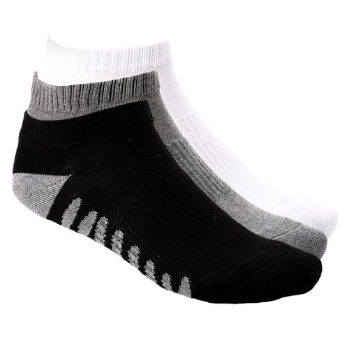 Buy Activ Bundle Of 3 Slip On Ankel Boys Socks - White, Black & Heather Grey in Egypt