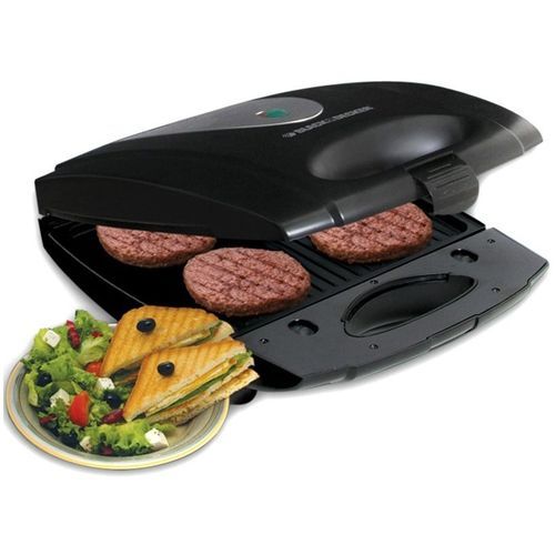 Black+Decker Interchangeable 4 Plate Sandwich Maker - TS4080 - Anasia Shop