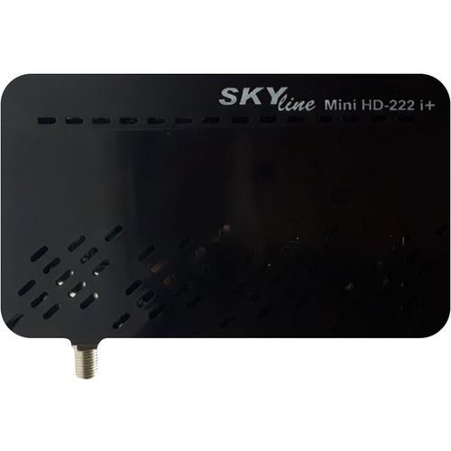 Skyline 222i+ ريسيفر Mini HD مزود بعدد 2 يو اس بي - أسود. - One Item Per Order