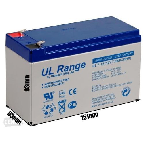 اشتري UL7-12 12V 7A Battery في مصر