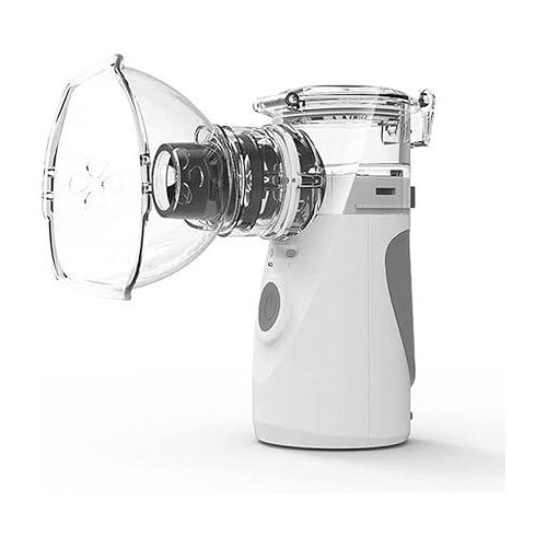 product_image_name-Generic-جهاز استنشاق أوتوماتيكي للبالغين والأطفال من ساينيش، شبكي محمول باليد، مرطب صغير بالموجات فوق الصوتية للاستخدام المنزلي والسفر، مع أقنعة وقطع للفم (جهاز استنشاق)-1