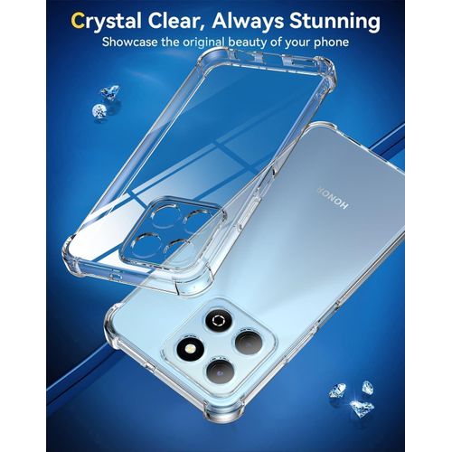 product_image_name-Generic-جراب حماية لموبايل هونر X7D شفاف ناعم من البولي يوريثين الحراري والسيليكون ممتص للصدمات بزاوية معززة وحماية كاملة للكاميرا -3