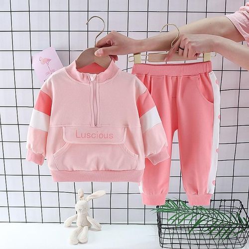 Fashion 2Pcs Baby Girls Clothing Sets Autumn Winter Toddler Girls Clothes  Kids Tracksuit For Girl Suit Children Clothing 1 to 6 Year @ Best Price  Online