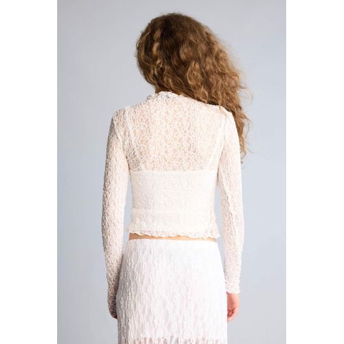 product_image_name-Defacto-Half Turtleneck Lace T-Shirt-6