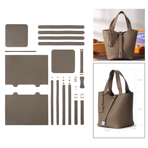 Togo Leather Tote Bag DIY Handbag Kit – Babylon Leather