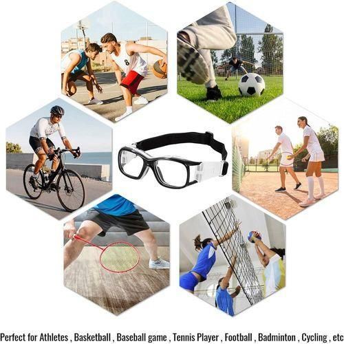 product_image_name-Generic-نظارة رياضية قابلة لتغيير العدسات، طبية ومقاومة للصدمات أثناء التدريب وممارسة الرياضة، تتميز بالمتانة مقاومة للكسر، ومقاومة للصدمات-2